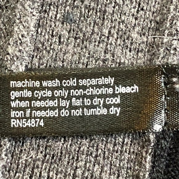 The Limited Women's XS/S Poncho Sweater Gray Black - Picture 7 of 8